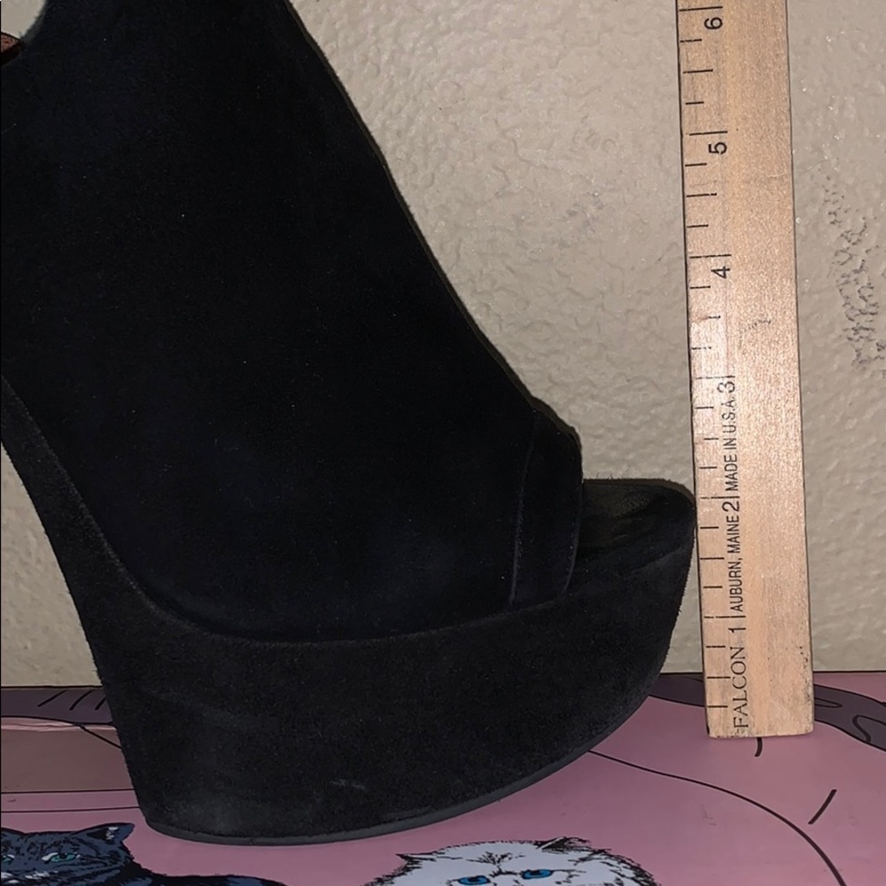 Jeffrey Campbell Zavdron Suede Platform Mules 36 - Picture 4 of 15